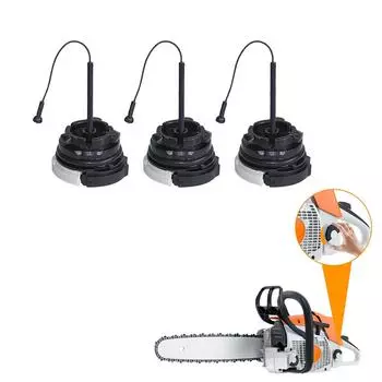 Новая 3x Крышка бензобака для STIHL MS192T MS200 MS250 MS290 MS390 MS440 MS460 MS880