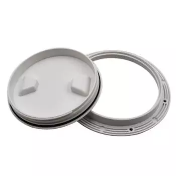 Новая 6 Белая инспекционная пластина Лодка Яхта Палуба Выкручивающийся люк Крышка доступа Автодом Караван