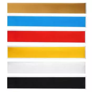 Новая 6 x60 Автомобильная виниловая наклейка на лобовое стекло Гоночная полоса Светоотражающая наклейка Черная