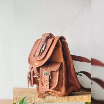 Новая 7X9 дюймовая натуральная козья кожа винтажная женская сумка-мессенджер через плечо в стиле хиппи