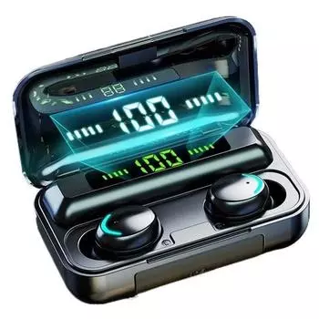 Новая 9D HiFi Bluetooth 5.0 CVC8.0 Стерео Беспроводная Bluetooth-гарнитура TWS с шумоподавлением белый