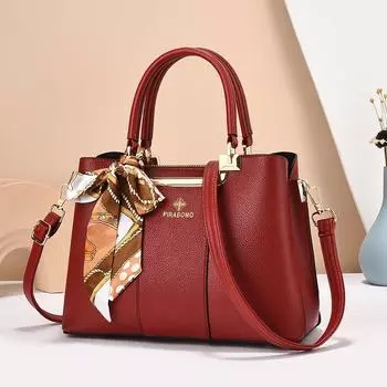 Новая элегантная женская сумка, большая вместимость, женская сумка через плечо, женская сумка для покупок, роскошная женская сумка через плечо для женщин