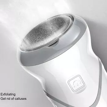 Новая электрическая пилка для ног, перезаряжаемая, скраб для ног, педикюрные наборы для потрескавшихся пяток, мозолей и омертвевшей кожи серый
