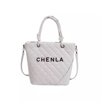 Новая алмазная вышивка нитью большая сумка маленькая ароматная ветряная буква портативная женская сумка клетчатая сумка-мессенджер чёрный