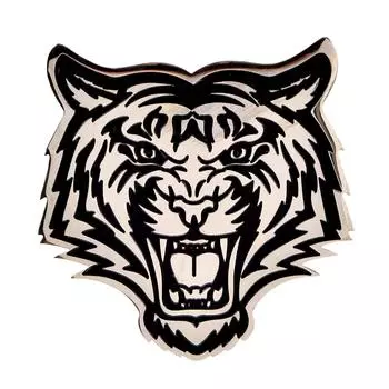 Новая эмалированная милая брошь в виде головы тигра, шпильки, броши с изображением тигра для женщин и мужчин, ювелирные изделия из нержавеющей стали