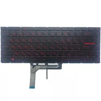 Новая американская/русская клавиатура с подсветкой для MSI GS65 GS65VR MS-16Q1 GF63 8RC MS-16R1 MS-16R4 GF65 Thin 9SD 10SD MS-16W1 MS-16WK чёрный