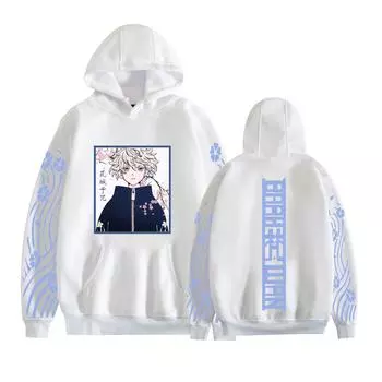 Новая анимация принт мода повседневный свитер с капюшоном толстовка с капюшоном XS