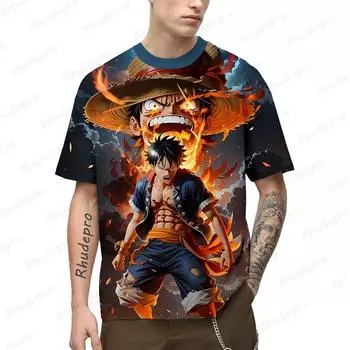 Новая аниме футболка для ролевых игр с 3D-принтом для мальчиков, девочек и детей на улице XS