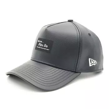 Новая эра Новая эра Кепка черная нашивка ONSPOTZ изготовленная на заказ БЕСПЛАТНАЯ 940AF OS ЭТИКЕТКА SNTC КОЖА BLK 9FORTY-A черная/кожа