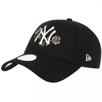 Новая эра подлинная новая эра Mlb New York YankeeS женская S цветочная 9forty регулируемая кепка 60298688:OSFM