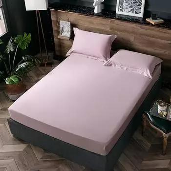 Новая атласная длинноволокнистая хлопчатобумажная однотонная простыня плотностью 80, пыленепроницаемая и устойчивая к царапинам наматрасница Simmons 120*200+30cm