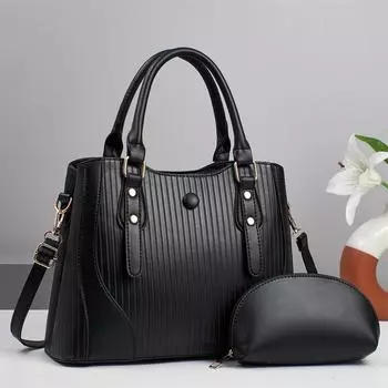 Новая атмосферная и вместительная сумка для матери и ребенка, модная сумка высокого качества, универсальная многослойная сумка через плечо для женщин .