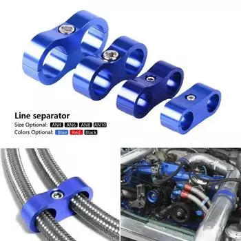 Новая автомобильная деталь AN4 AN6 AN8 AN10 Заготовка Масло Топливо Вода Шланг Трубка Сепаратор Разделитель Зажим Линия Труба Зажим Кронштейн Трубы Зажим