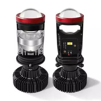 Новая автомобильная светодиодная фара с бифокальной линзой H4, интегрированная модифицированная фара для дальнего и ближнего света, светильник «рыбий глаз», обновление Y6D