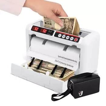 Новая банкнота CGOLDENWALL Bill Handy High Speed Bill UV Magnetic Поддельная купюра 50 x 110 мм 100 x Совместимость с [совместимость с 2024] Счетчик, Счетчик, белый