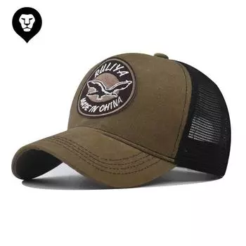 Новая бейсбольная кепка Dayan с вышивкой, старая вымытая кепка, классическая дышащая сетчатая бейсболка для улицы Adjustable