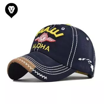 Новая бейсболка из хлопка с вышитыми большими буквами, постиранная и старая, шляпа от солнца для улицы Adjustable