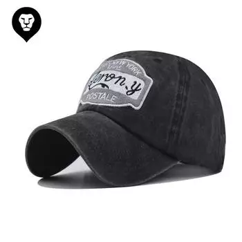 Новая бейсболка из стираного хлопка 1865 года с вышивкой, персонализированная кепка в стиле Нью-Йорк, уличная солнцезащитная кепка Adjustable