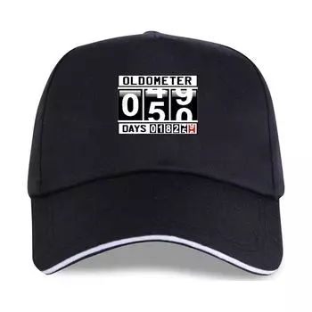 Новая бейсболка Oldometer 50 лет унисекс, забавный кляп 50-летие, пятьдесят лет 18250 дней Возраст Дизайн одометра унисекс