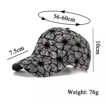 Новая бейсболка с флокированным принтом для мужчин и женщин, гендерно-нейтральная кепка серый
