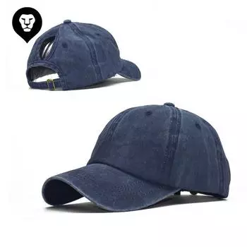 Новая бейсболка с загнутыми полями, шляпа с хвостиком, весенне-летняя женская спортивная шляпа от солнца Adjustable жёлтый