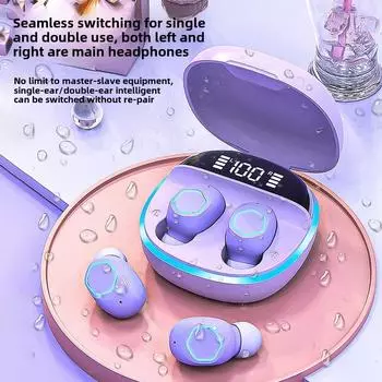 Новая беспроводная Bluetooth-гарнитура M13 5.2 с внутриканальными наушниками Smart Touch Digital Display и функцией шумоподавления чёрный