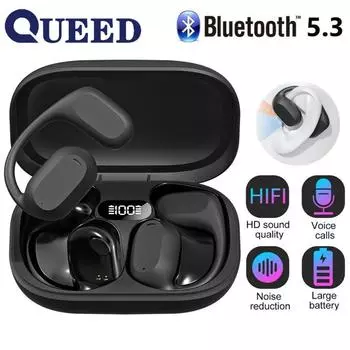 Новая беспроводная Bluetooth-гарнитура OWS с подвесным ухом, а не в ухе, спортивная гарнитура с шумоподавлением для бега и бега