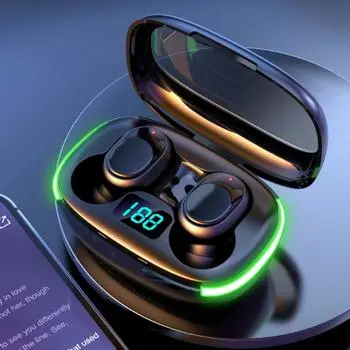 Новая беспроводная Bluetooth-гарнитура Power Digital Display Stereo TWS Ultra Long Endurance In-Ear чёрный