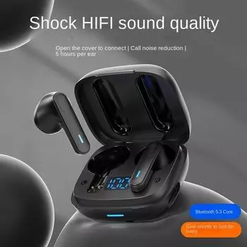 Новая беспроводная Bluetooth-гарнитура T8 с длительным временем автономной работы, стерео высококачественная спортивная Bluetooth 5,3-гарнитура