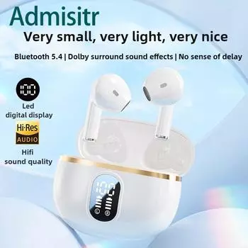 Новая беспроводная Bluetooth-гарнитура TWS Wireless In-Ear Stereo Digital Display Life J08 чёрный