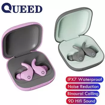 Новая беспроводная Bluetooth-гарнитура-вкладыш TWS с высококачественным звуковым эффектом чёрный