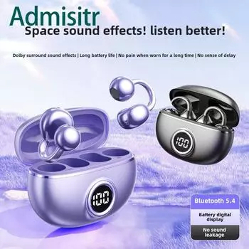 Новая беспроводная гарнитура Bluetooth с шумоподавлением и сверхдолгой работой, цифровой дисплей, гарнитура Bluetooth с цифровым дисплеем, мини чёрный