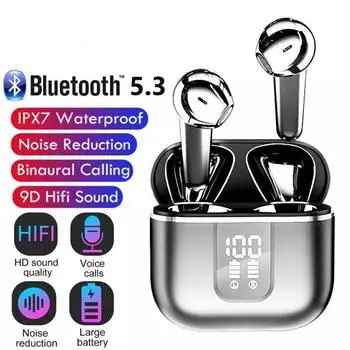 Новая беспроводная гарнитура с музыкальным шумоподавлением, Bluetooth-гарнитура для упражнений, сверхдлинная, с более близким аккумулятором, мобильные наушники