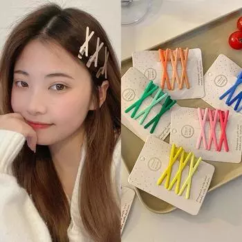 Новая бесшовная заколка для волос для женщин, лист ацетата, без изгиба, зажим для челки, зажим для волос в виде утконоса, заколки для волос, инструмент для укладки волос, для женщин и девочек