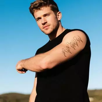 Новая безводная наклейка Пламя Маленькая картинка Мужчины и женщины Водонепроницаемая Долговечная Безводная Растительная наклейка One Size