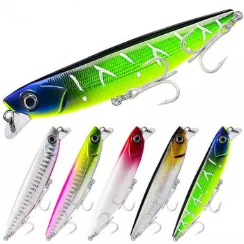 Новая биомиметическая приманка для рыбы Luya, погружная приманка для рыбы Мино, приманка для рыбалки на открытом воздухе, 8 см/9 см, специальный крючок для рыбы через рот 1# 8cm/14g