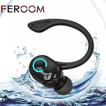 Новая Bluetooth-гарнитура, беспроводная одно ухо, подвесная гарнитура-вкладыш для бизнеса, спортивная беговая гарнитура