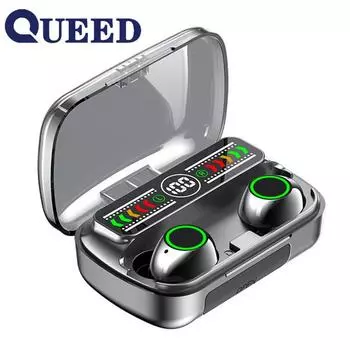 Новая Bluetooth-гарнитура с большим экраном, цифровым дисплеем, мобильным блоком питания и цифровым дисплеем, спортивные наушники-вкладыши