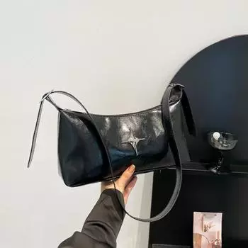 Новая большая квадратная сумка, простая сумка через плечо, спортивная сумка для отдыха, женская сумка на осень 2024 года с красивым косым плетением чёрный