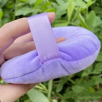 Новая большая рассыпчатая пудра для макияжа, мягкие бархатные хлопковые пуховки для тела, тальк, пудра для тонального крема, косметическая пудра, инструменты для макияжа бежевый