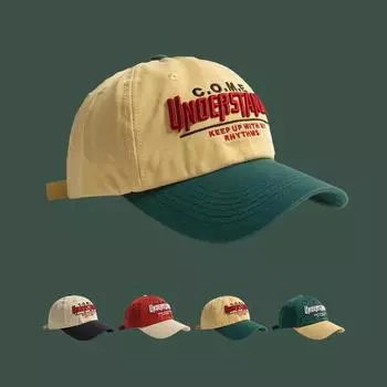 Новая большая спортивная кепка для женщин, универсальная вышивка, контрастная бейсболка для мужчин, для отдыха на открытом воздухе, солнцезащитный козырек, регулируемая хип-хоп-кепка C