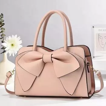Новая большая вместительная модная сумка через плечо с бантом, высокий уровень внешнего вида, сумка через плечо, модная легкая роскошная сумка .