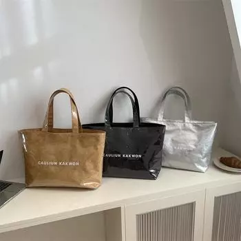 Новая большая вместительная водонепроницаемая сумка через плечо, модная сумка для дальних поездок, экологически чистая сумка для покупок