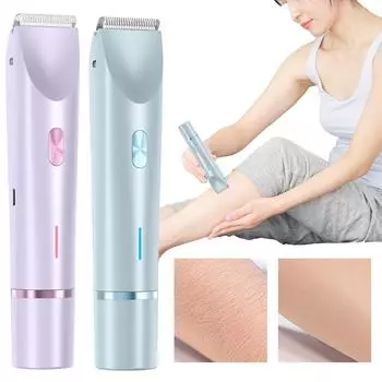 Новая бритва для бикини Glowshave, бритва для женщин Glowshave 2-в-1 One Size циан