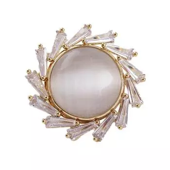 Новая брошь на магните в виде совы в виде животного, циркон, стразы, пчела, корсажная рубашка, роскошные броши для мужчин и женщин, ювелирные аксессуары