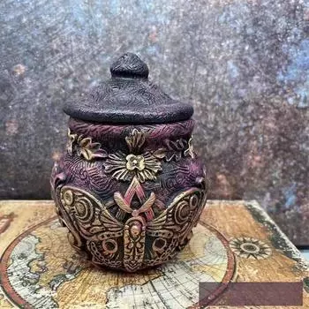 Новая бутылка ведьмы небесное тело украшения дома Луна бутылка воды картина лица Тэн ваза украшения из смолы фиолетовый