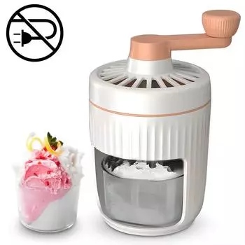 Новая бытовая маленькая ручная дробилка льда с лезвием из нержавеющей стали для быстрого измельчения льда, съемная очистка, мини-машина для мороженого зелёный