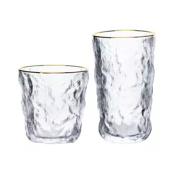 Новая бытовая стеклянная чашка для воды, женская Ins, летняя чашка для пива, высококачественная чашка с ледником, большая чашка для молока, чашка для чая, кофе, чашка для фруктового сока 260ml