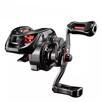 Новая цельнометаллическая рыболовная катушка для наживки, взрывобезопасная леска, подходит для морской и пресной воды, максимальное сопротивление 8 кг, легкая катушка для серфинга Left Hand красный