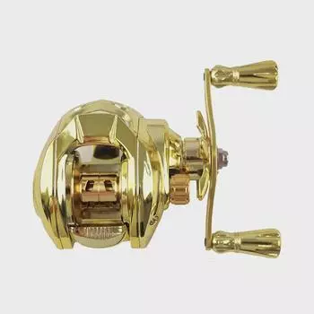 Новая цельнометаллическая рыболовная катушка Luya из золота/серебра с противовзрывной леской для дальних забросов